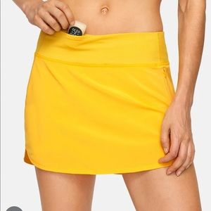 Sunny yellow Outdoor Voices skirt